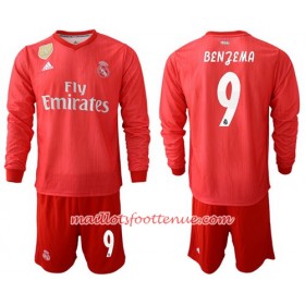 Maillot/Tenue Real Madrid Benzema 9 Enfant Troisieme 2018/2019 Manche Longue